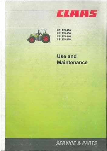 Claas Tractor Celtis 426 436 446 456 Operators Manual