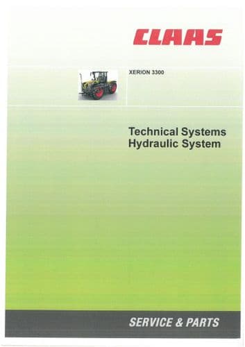 Claas Tractor Xerion 3300 Hydraulic Systems Workshop Service Manual