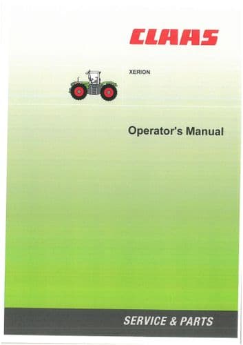 Claas Tractor Xerion  Operators Manual