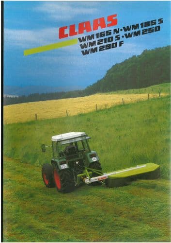 Claas WM 165N 185S 210S 250 290F Brochure