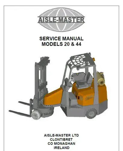 Combilift Forklift Truck Aisle Master 20 & 44 Workshop Service Manual