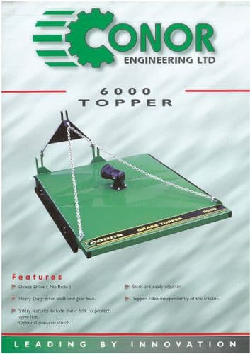 Conor Engineering Ltd 6000 Topper  Brochure