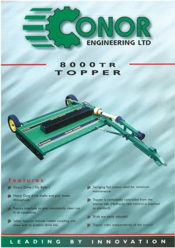 Conor Engineering Ltd 80000TR Topper  Brochure