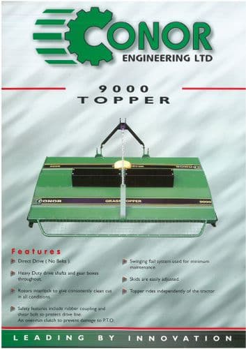 Conor Engineering Ltd 9000 Topper  Brochure