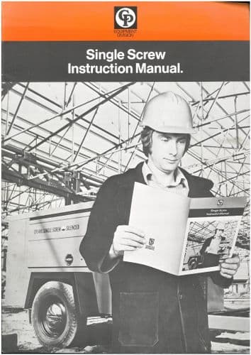 Consolidated Pneumatic CP Single Screw Compressor CP140 CP140S CP185 & CP185S Operators Manual