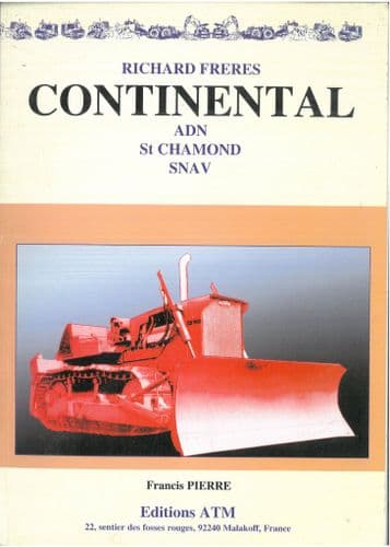Continental Crawler Tractor Book by Richard Freres in French Only