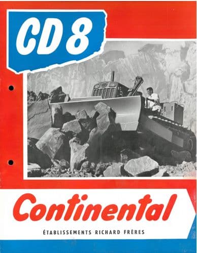 Continental Crawler Tractor CD8 Brochure - In English