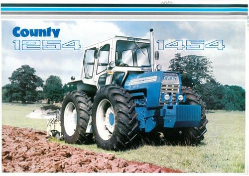 County Tractor 1254 & 1454 Brochure - Ploughing