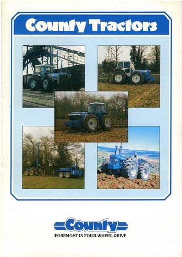County Tractor Range - 764 774 964 974 1164 1184 1464 1474 1884 1184FC & High Drive Brochure