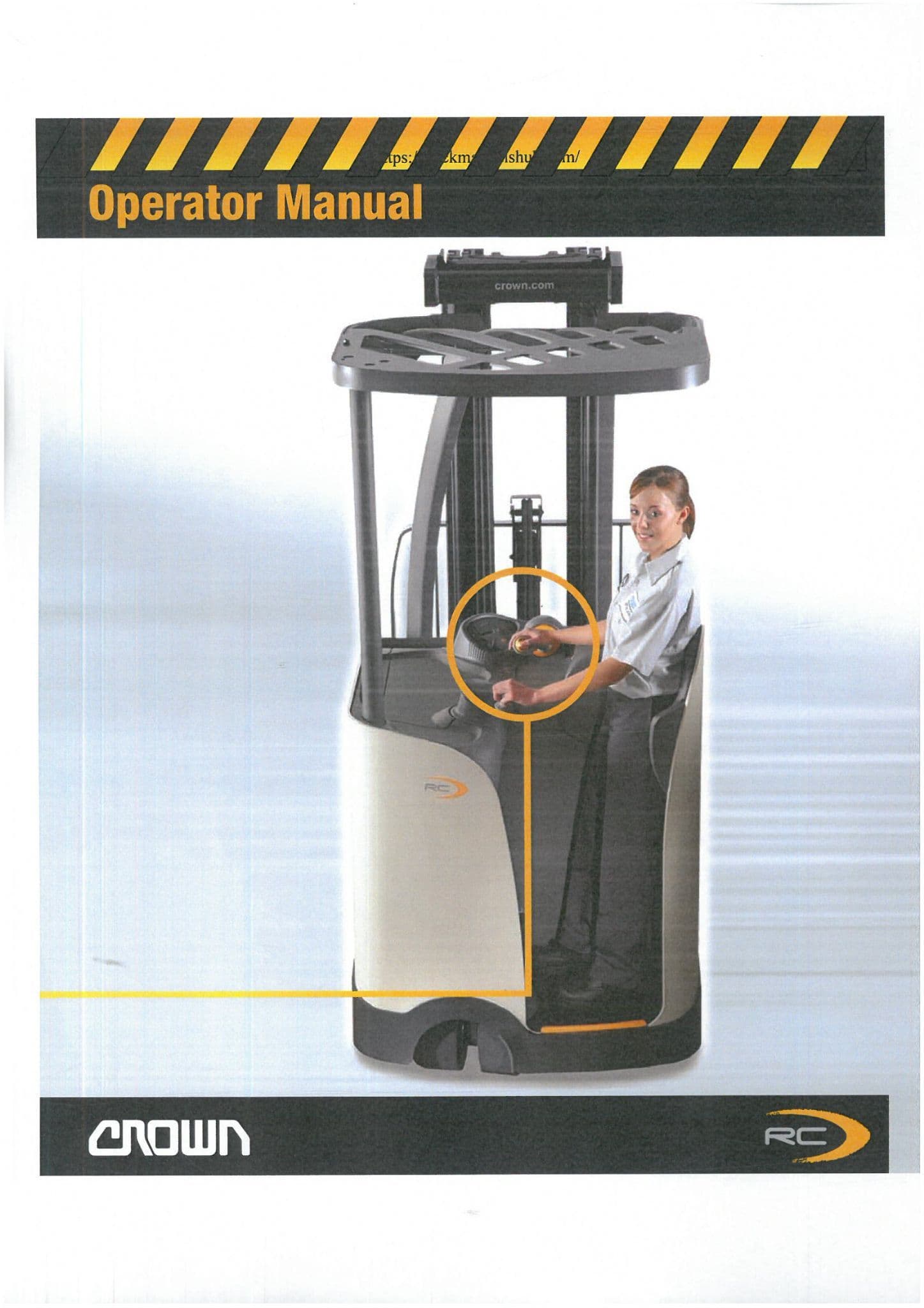 Crown Counterbalance Trucks RC5500 Operators Manual