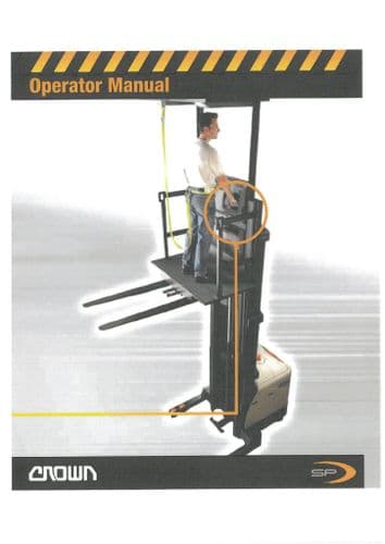 Crown Stock Picker Lift Truck SP 3500 Operator's Manual