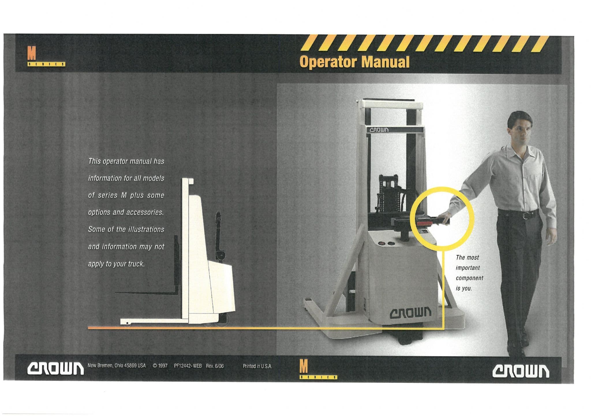 Crown Walkie Stacker Series M Operators Manual