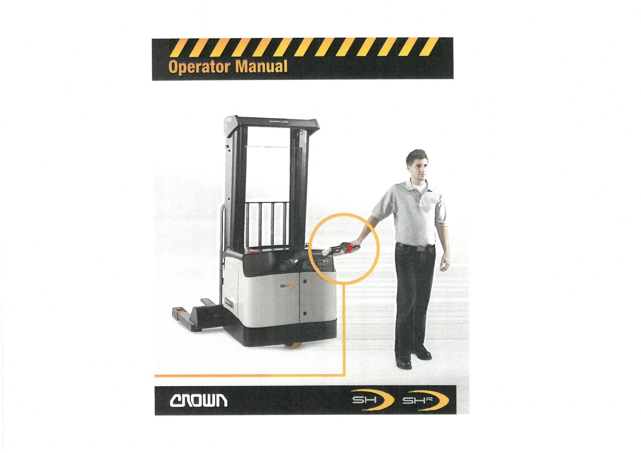 Crown Walkie Stacker Series SH & SHR 5500 Operators Manual