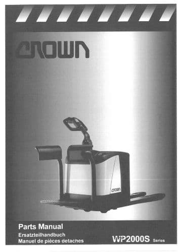 Crown WP2000S Stacker Parts Manual