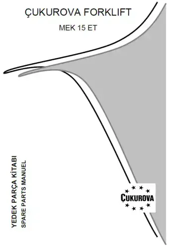 Cukurova Forklift Truck MEK15ET Parts Manual