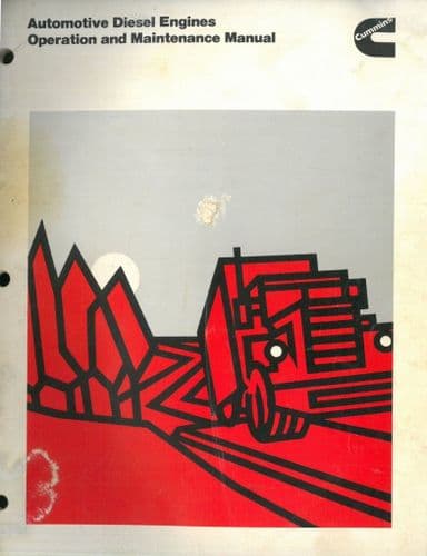 Cummins Diesel Engine Operation & Workshop Service Manual
