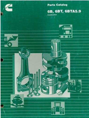 Cummins  Engine 6B 6BT 6BTA5.9 - Parts Manual - 6B  6BT 6BTA5.9