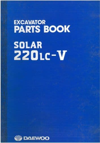 Daewoo Hydraulic Excavator Solar 220LC-V Parts Manual