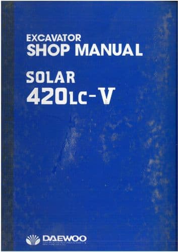 Daewoo Hydraulic Excavator Solar 420LC-V Parts Manual