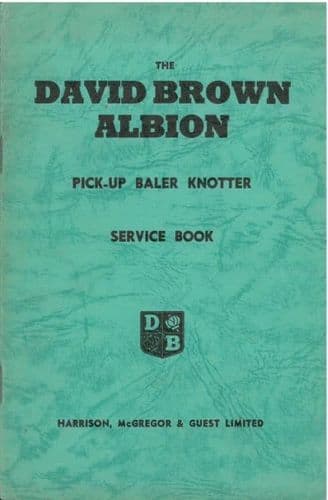 David Brown Albion Baler Knotter Service Manual