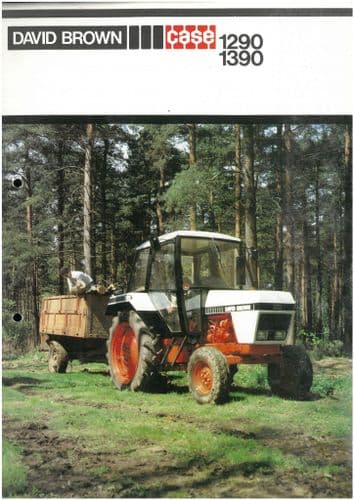 David Brown Case Tractor 1290 & 1390 Brochure
