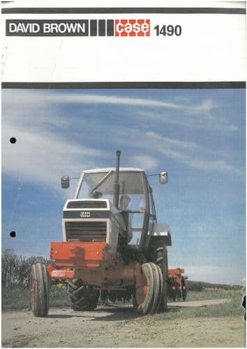 David Brown Case Tractor 1490 Brochure -