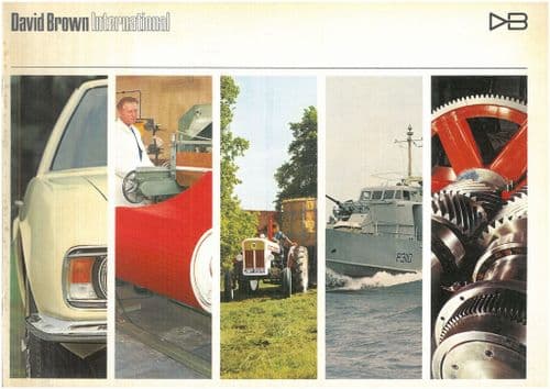 David Brown International Tractor Cars Factory Industry Ships Brochure