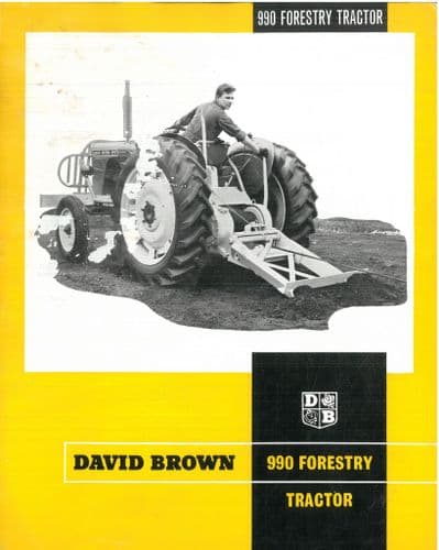David Brown Tractor 990 Forestry Brochure