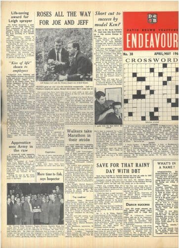 David Brown Tractor Endeavour No.38 April/May 1968 Newsletter