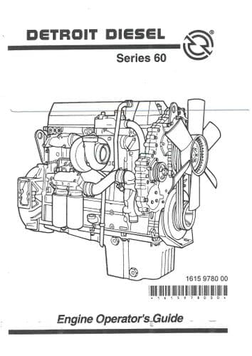 Detroit Diesel Engine Series 60 Operators Manual
