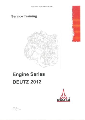 Deutz Engine BF4M2012 BF4M2012C BF6M2012C Service  Training Manual