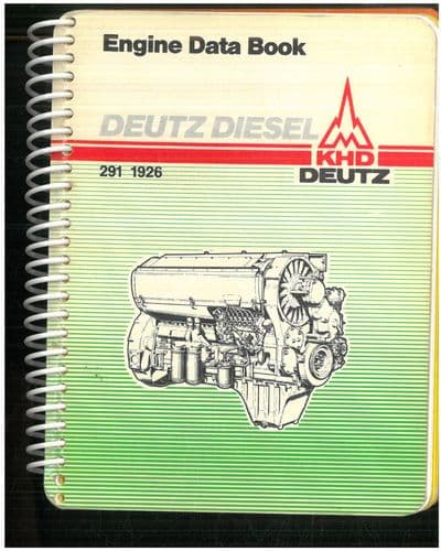 Deutz Engine Data Booklet Feb 1985