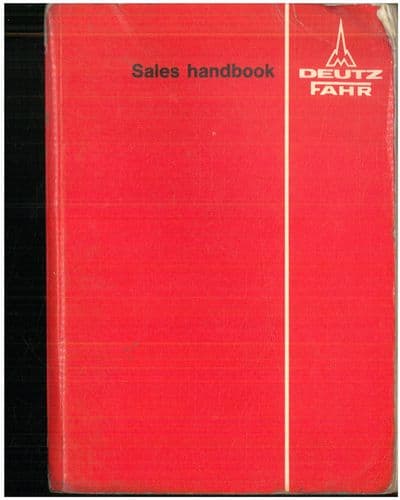 Deutz Fahr Salesmans Handbook Series 06, DX Tractors & Intrac