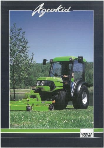 Deutz Fahr Tractor Agrokid 25A 35A 45A Brochure