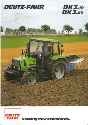 Deutz-Fahr Tractor DX3 DX3.10 DX3.50 Brochure - DX 3.10 3.50