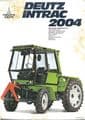 Deutz Fahr Tractor Intrac 2004 Brochure -