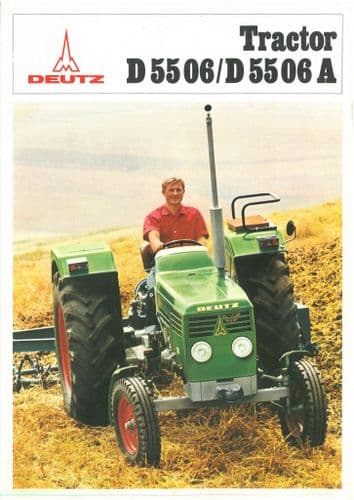 Deutz Tractor D5506 & D5506A Brochure - D55 06, 06A
