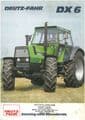 Deutz Tractor DX Tractor Sales Information Manual + DX3 & DX6 Brochure