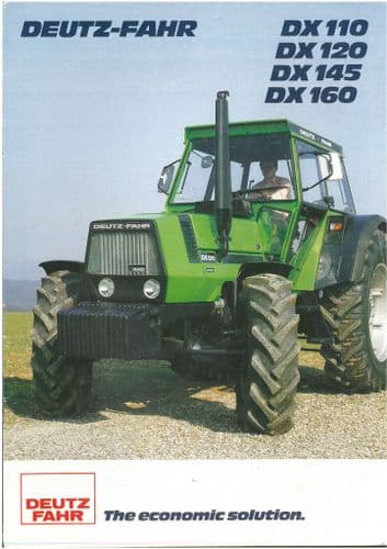 Deutz Tractor DX110 DX120 DX145 DX160 Brochure