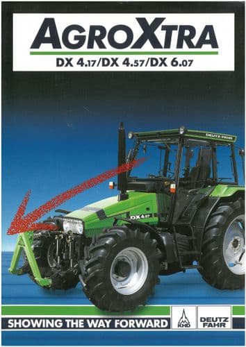Deutz Tractor DX4.17 DX4.57 & DX6.07 Brochure