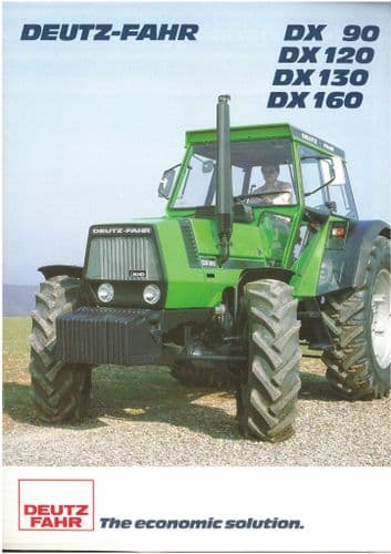 Deutz Tractor DX90 DX120 DX130 & DX160 Brochure