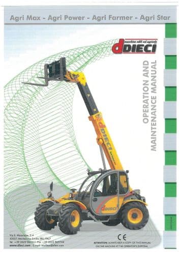 Dieci Telehandler AgriMax, AgriPower, AgriFarmer & AgriStar Operators Manual