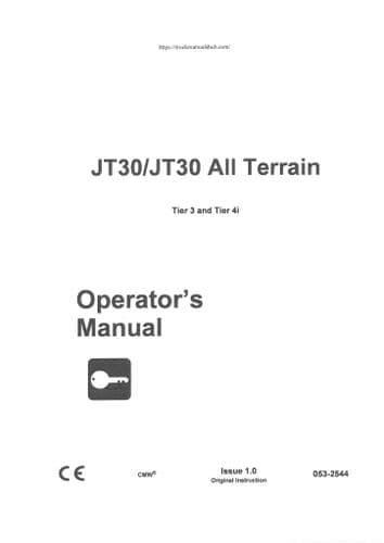 Ditch Witch Directional All Terrain Drill JT30 Operators Manual