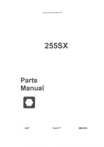 Ditch Witch Trencher 255SX Parts Manual