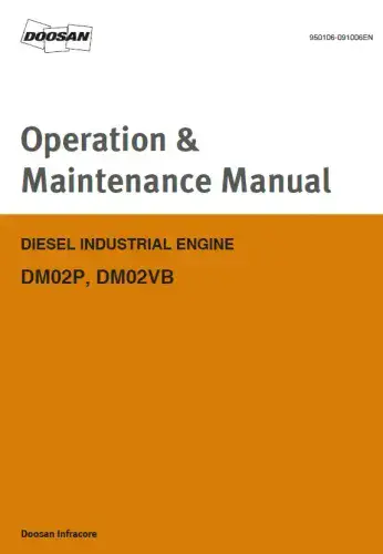 Doosan Diesel Engine DM02P DM02VB Operators Manual