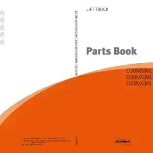 Doosan Forklift Diesel  D20NX(M)/D25NX(M)/D30NX(M)/D33NX(M)/D35NX(M) Parts Manual