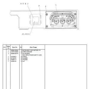 Doosan Forklift Diesel D20NXP/D25NXP/D30NXP/D33NXP/D35NXP Parts Manual