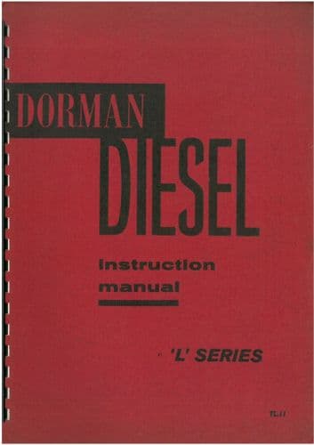 Dorman Diesel Engine LA LB LC Series Operators Manual - Covers 2 3 4 5 6 & 8 Cylinders