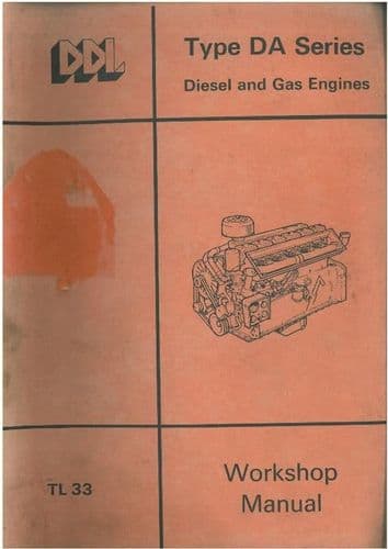 Dorman Engine - Types 3DA, 4DA, 6DA, 6DAT, 8DA Workshop Service Manual
