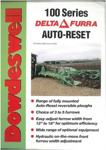 Dowdeswell Reversible Plough 100 Series Brochure